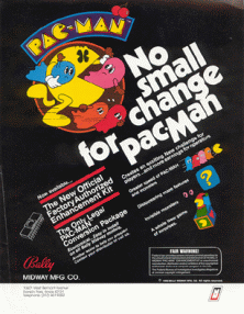 Pac-Man (Galaxian hardware, set 1) [Bootleg] Arcade Game Cover